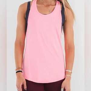 New Kiava Breezy  Pink Racerback Tank Top size M